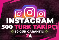 ⭐ 500 TÜRK TAKİPÇİ ⭐ ♻️ 30 GÜN GARANTİLİ ♻️