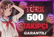 ⭐ 500 TÜRK Takipçi ⚡Instagram