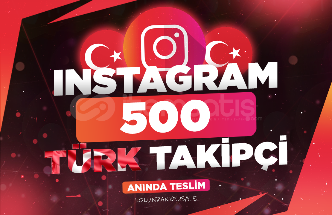 ⭐ 500 TÜRK Takipçi ⚡ Instagram / Garantili ⭐ 500 TÜRK Takipçi ⚡ Instagram / Garantili