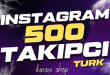 500 TÜRK TAKİPÇİ KALİTELİ GARANTİLİ