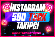 500 TÜRK TAKİPCİ | YÜKSEK MEMNUNİYET