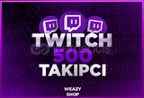 500 Twitch Takipçi |HIZLI|KALİTELİ|