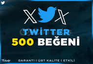 500 Twitter Beğeni | Garanti | #1