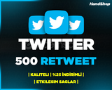 ⭐500 TWİTTER GERÇEK RETWEET | GARANTİLİ⭐