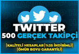 ⭐500 TWİTTER GERÇEK TAKİPÇİ | GARANTİLİ⭐