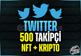 500 Twitter NFT Kripto-Takipçi | ANINDA TESLİM