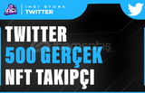 500 Twitter NFT-Kripto Takipçi - HIZLI BÜYÜME