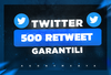 500 Twitter Retweet 