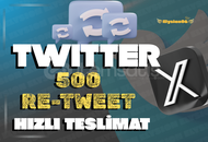 500 TWİTTER RETWEET⭐