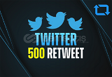 500 Twitter Retweet 7/24 Teslimat