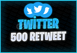 500 Twitter Retweet | ANINDA TESLİM