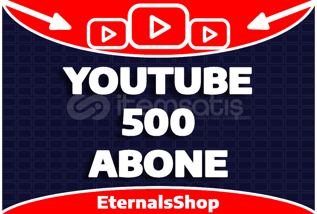 500 Youtube Abone - HIZLI BÜYÜME 500 Youtube Abone - HIZLI BÜYÜME