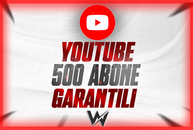 500 Youtube Abone (KALİTELİ/