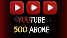 500 Youtube Abone l KALİTELİ