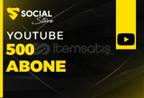 YouTube 500 Abone - Garantili