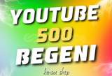 500 YOUTUBE BEĞENİ GARANTİLİ