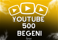 500 Youtube BEĞENİ - GARANTİLİ