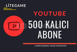 500 YOUTUBE ABONE! GERÇEK ABONE