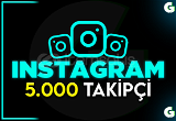 5.000 Adet Instagram Gerçek Takipçi | 