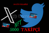 5000 ADET NFT TAKİPÇİ (30 GÜN TELAFİLİ)