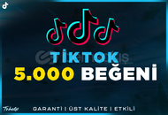 5.000 Tiktok Beğeni | Garanti | Jet Hızında