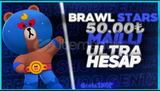 ⭐️ 50.00₺ ! DOPDOLU BRAWL STARS HESAPLARI ⭐️