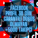 +5000 Facebook 30 Gün Garantili