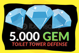 ⭐️ 5.000 Gem TTD - Toilet Tower Defense ⭐️