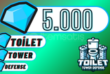 ⭐️ 5.000 Gem TTD - Toilet Tower Defense ⭐️