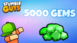 ⭐️5000 GEMS STUMBLE GUYS ⭐️