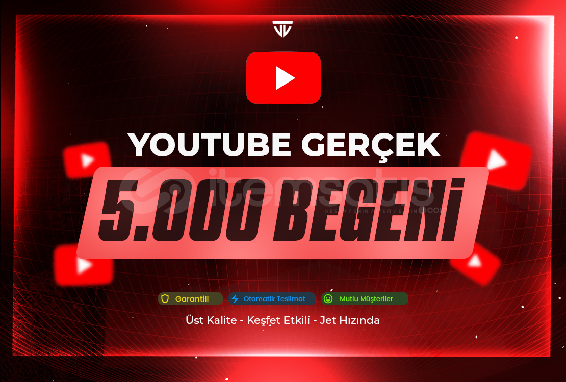 5.000 Gerçek Beğeni | Garantili - YouTube 5.000 Gerçek Beğeni | Garantili - YouTube