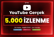 5.000 Gerçek İzlenme | Garantili - YouTube 5.000 Gerçek İzlenme | Garantili - YouTube