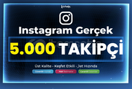 Fırsat ⭐ - 5.000 Gerçek Takipçi | Garantili - IG