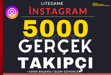 5000 GERÇEK TAKİPÇİ + ÖMÜR BOYU GARANTİLİ 