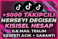 ⭐[5000 GERÇEK TAKİPÇİLİ]+İLK MAİL TESLİM HESAP⭐