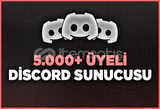 5.000+ Gerçek Üyeli Discord Sunucuları!