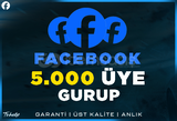 5.000 Gurup Üyesi Facebook | Garanti