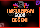 5000 Instagram Gerçek Beğeni 