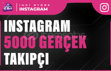 5000 İnstagram Gerçek Takipçi - Garantili