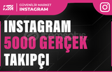 5000 İnstagram Gerçek Takipçi - Garantili