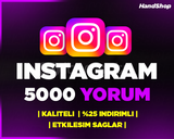 ⭐[GARANTİLİ] 5000 INSTAGRAM GERÇEK YORUM⭐