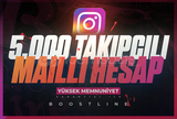5.000 İnstagram Takipçili Hesap Hızlı Teslimat