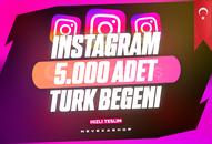 ⭐5.000 İnstagram Türk Beğeni - 1 Ay (GARANTİ)⭐