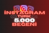 [5000] İnstagram türk beğeni