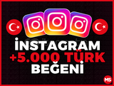 +5000 Instagram TÜRK Beğeni / Garantili