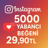 5.000 İNSTAGRAM YABANCI BEĞENİ |