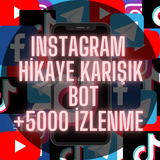 +5000 Karışık Bot Hikaye izlenme