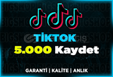 5.000 Kaydetme TikTok | Garanti | ANLIK