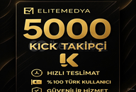✅[Çalışan]✅5.000 Kick Takipçi Hızlı-Teslim