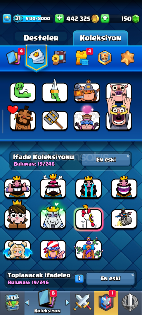 5000 kupa 5 evrimli Tokmak emojisi